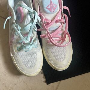 Men's Athletic Shoes in Pink and Blue